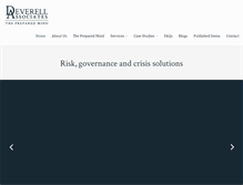 Tablet Screenshot of deverellassociates.com